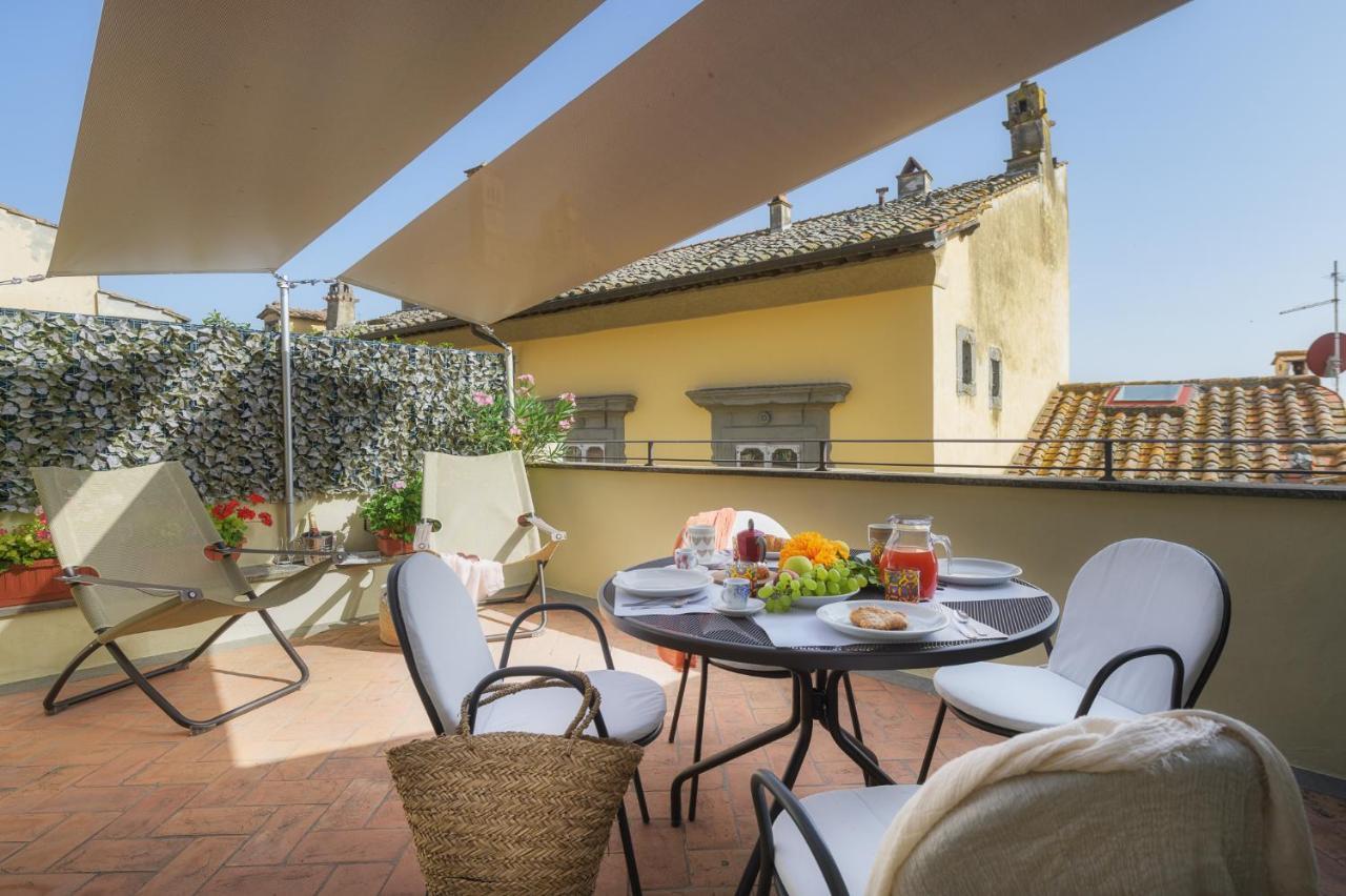 Apartament Terrazza Silena, Centro Storico Con Vista Cortona! Zewnętrze zdjęcie