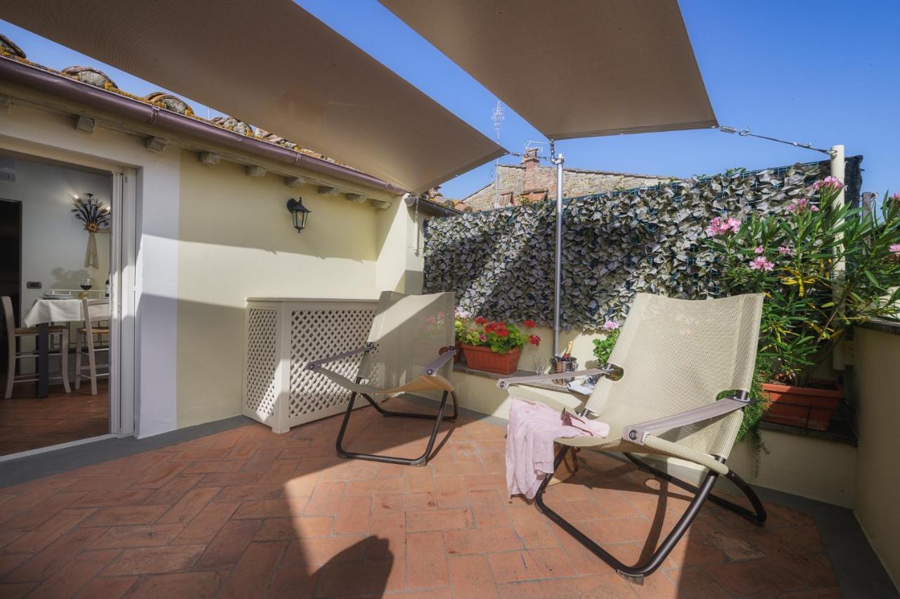Apartament Terrazza Silena, Centro Storico Con Vista Cortona! Zewnętrze zdjęcie