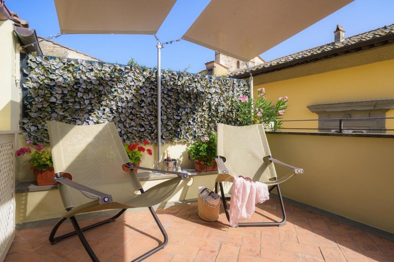 Apartament Terrazza Silena, Centro Storico Con Vista Cortona! Zewnętrze zdjęcie