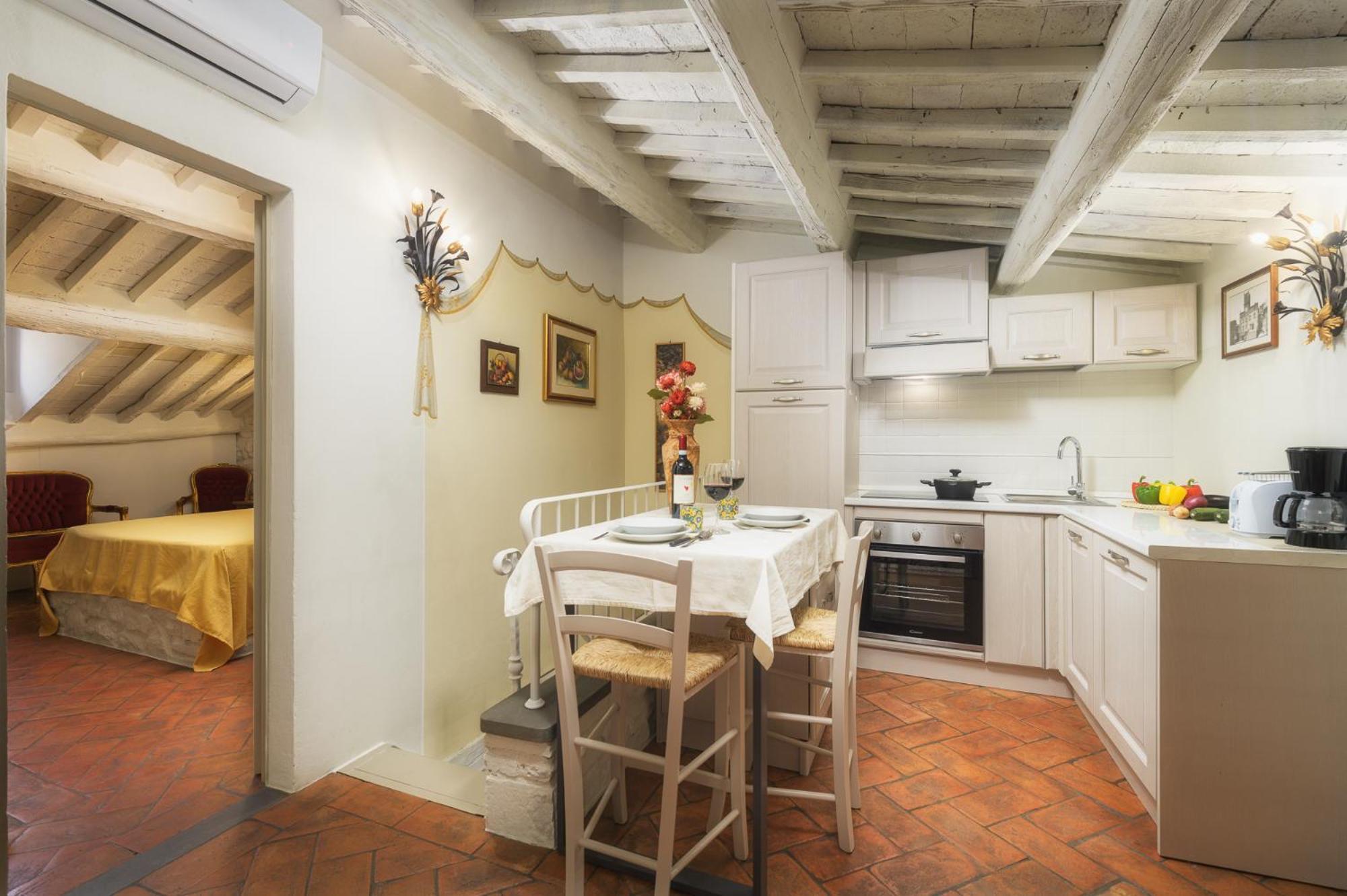 Apartament Terrazza Silena, Centro Storico Con Vista Cortona! Zewnętrze zdjęcie
