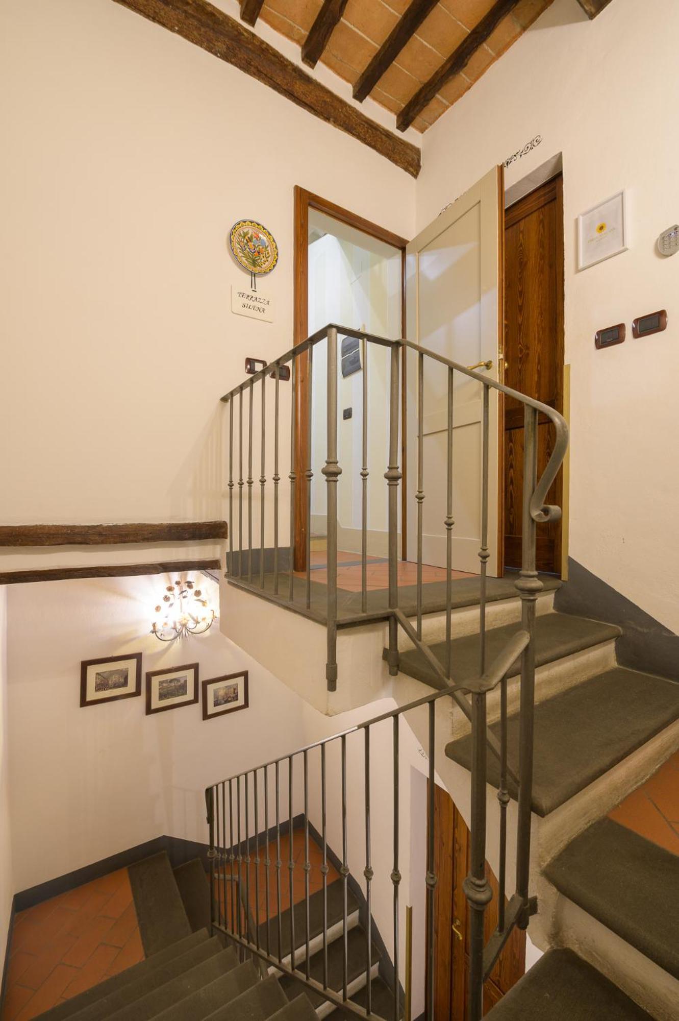 Apartament Terrazza Silena, Centro Storico Con Vista Cortona! Zewnętrze zdjęcie