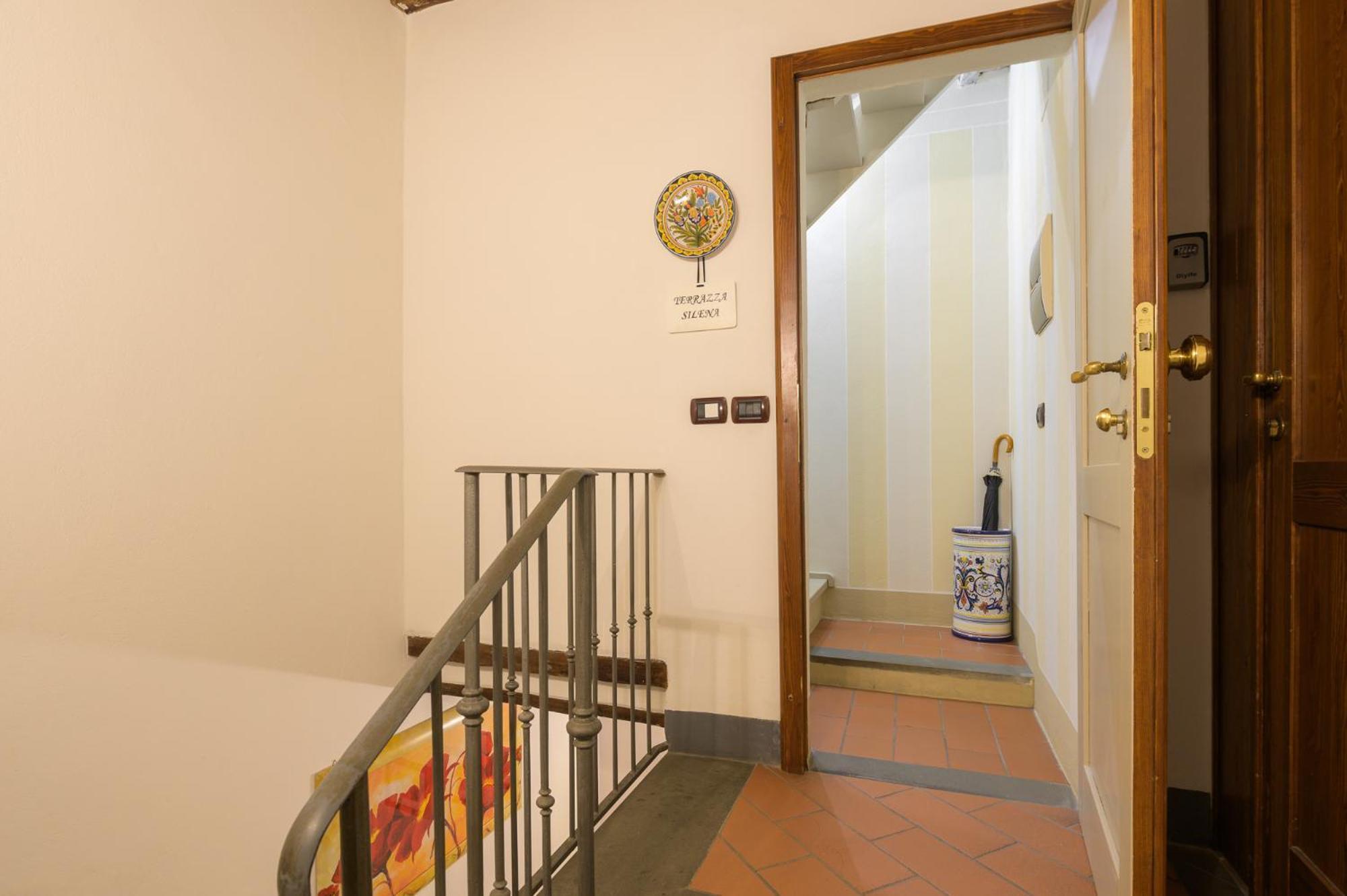 Apartament Terrazza Silena, Centro Storico Con Vista Cortona! Zewnętrze zdjęcie
